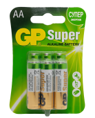 Батарейка  GP Super Alkaline 15A(AA/LR06) FSB6